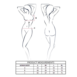 Passion - Sensie Body Noir L/Xl